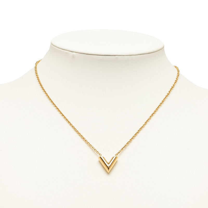 Louis Vuitton Necklace V Logo M61083 Gold Ladies