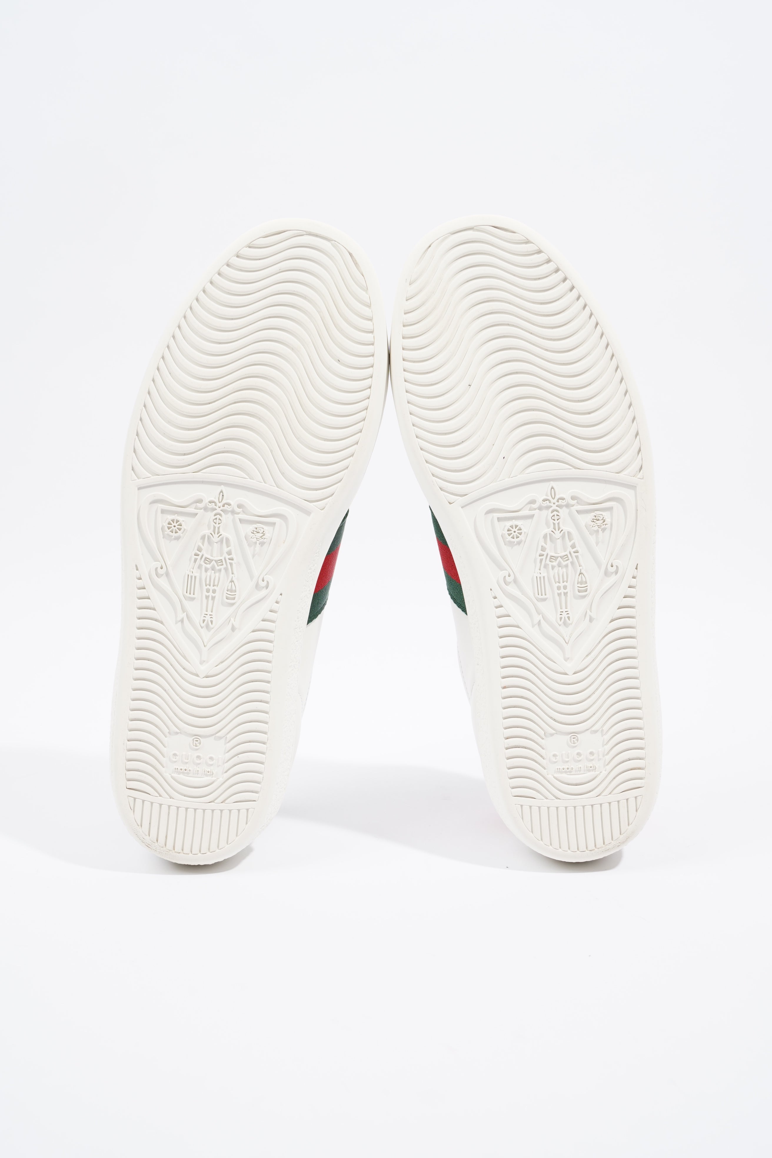 Gucci Ace Bee White / Red / Green Leather EU 37 UK 4