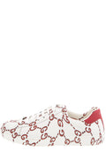 Gucci Ace GG White & Red Sneakers SZ 7.5