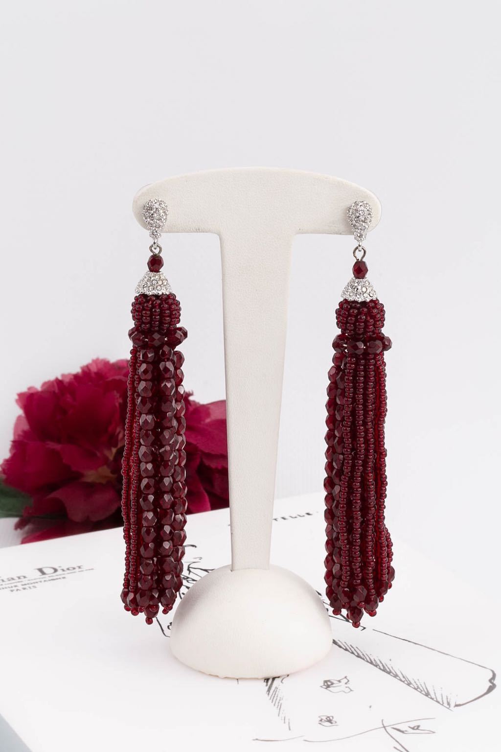 Boucles d'oreilles de perles Dior (Attribuées à)