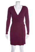 Gucci Magenta Horsebit Wrap Dress SZ XS