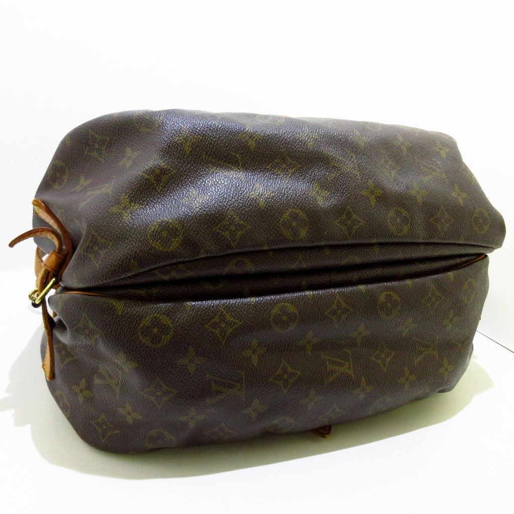 Louis Vuitton Brown Canvas Saumur shoulder bag