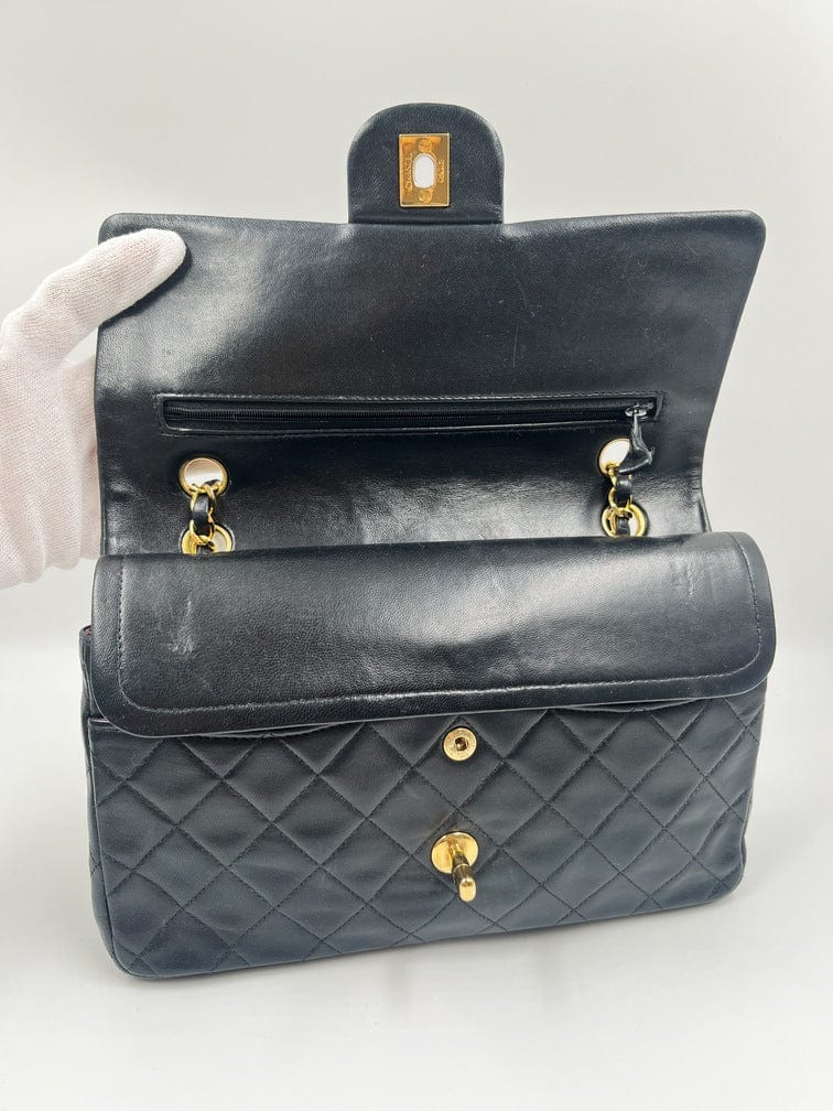 Chanel Classic Double Flap Bag with 24k gold plated hardware