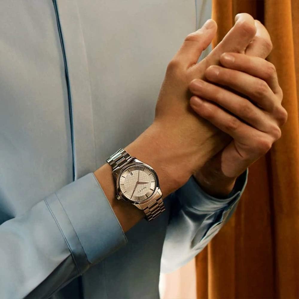 Gucci  G-Timeless Men's Silver Watch YA126442