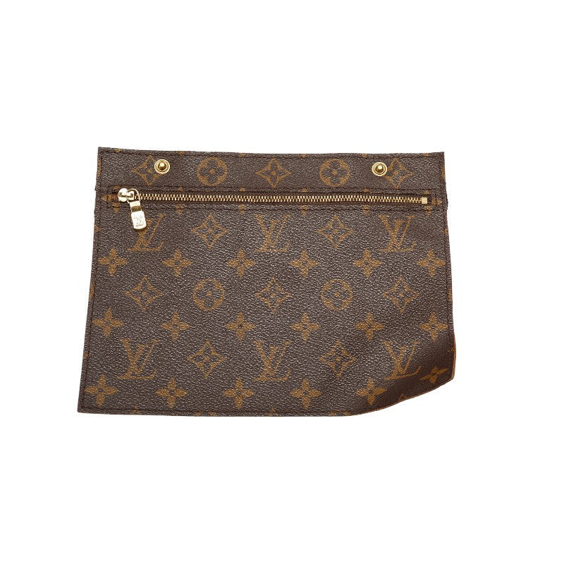 Louis Vuitton Monogram Landnet GM Shoulder Bag M42244 Brown PVC Leather Lady Louis Vuitton