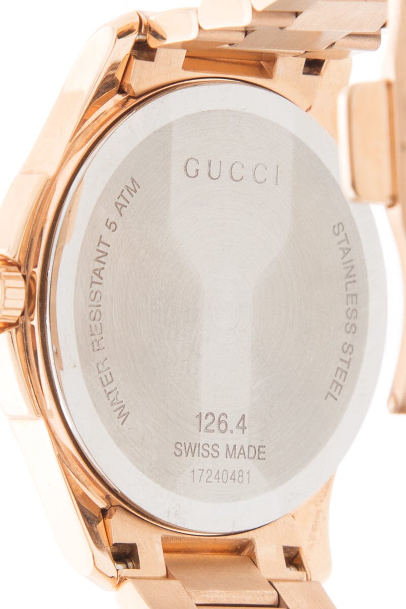 Gucci Rose Gold G-Timeless Stainless Steel Watch