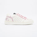 Chanel Chanel Logo White / Pink Calfskin Leather EU 37 UK 4