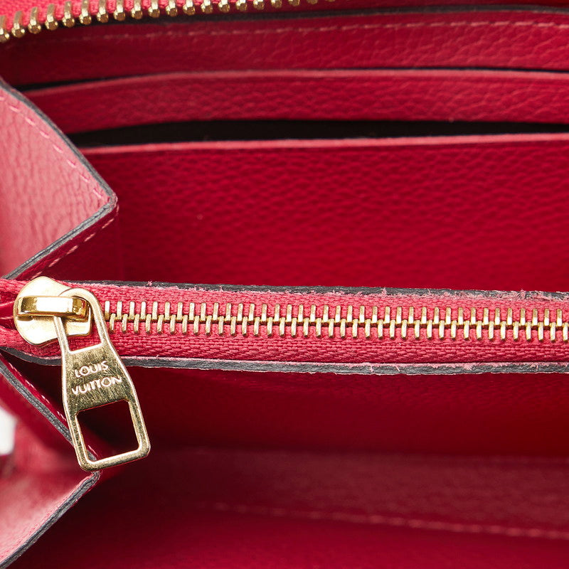 Louis Vuitton Monogram Amplant Portfolio Clemence Long Wallet M62535 Frigia Pink Carfresser Ladies Louis Vuitton