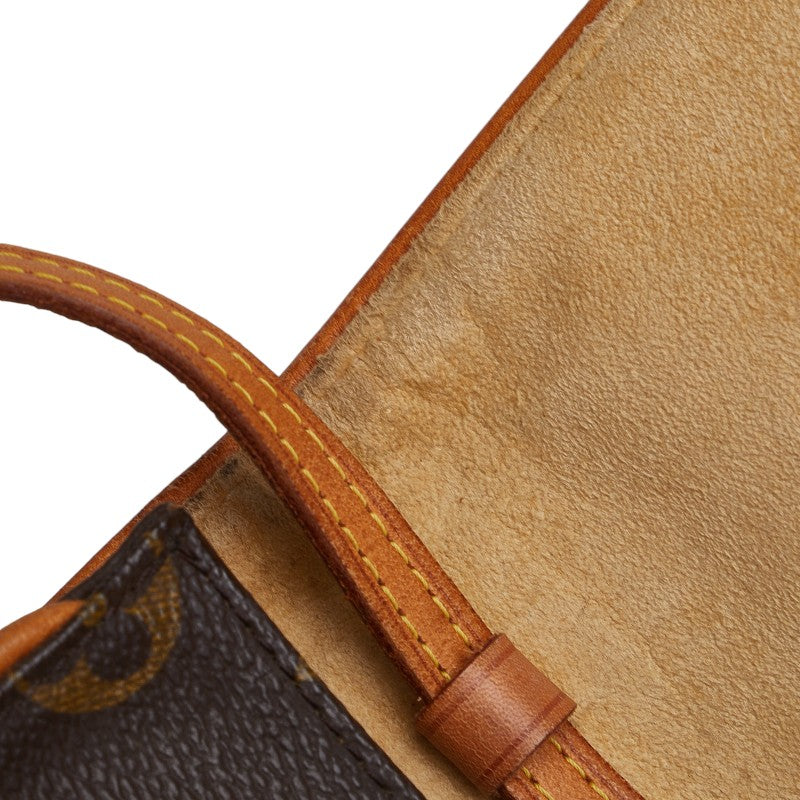 Louis Vuitton Monogram  Twin GM Sliding Shoulder Bag M51852 Brown PVC Leather  Louis Vuitton