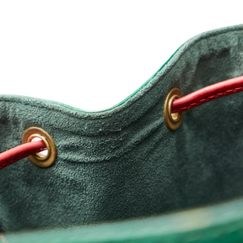 Louis Vuitton Epic Puccinoe M44147 Borneo Green Castilian Red Leather  Louis Vuitton
