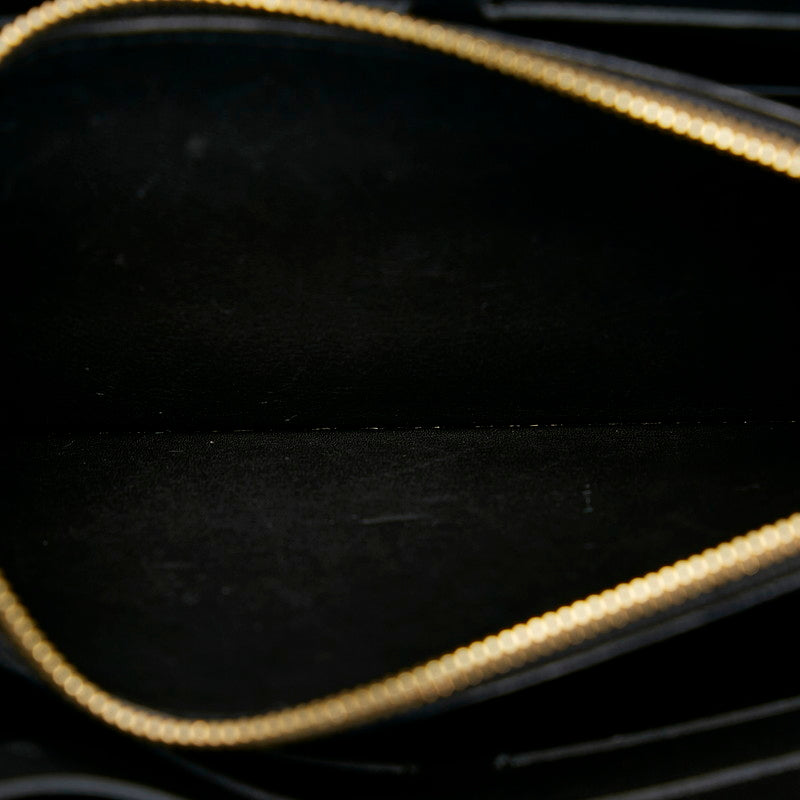 Louis Vuitton Louis Vuitton N90129 Long Wallet Leather/Pison Noir Black