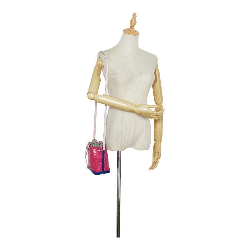 Louis Vuitton Epic Nanoe Sliding Shoulder Bag M42502 Pink Navi PVC Leather  Louis Vuitton