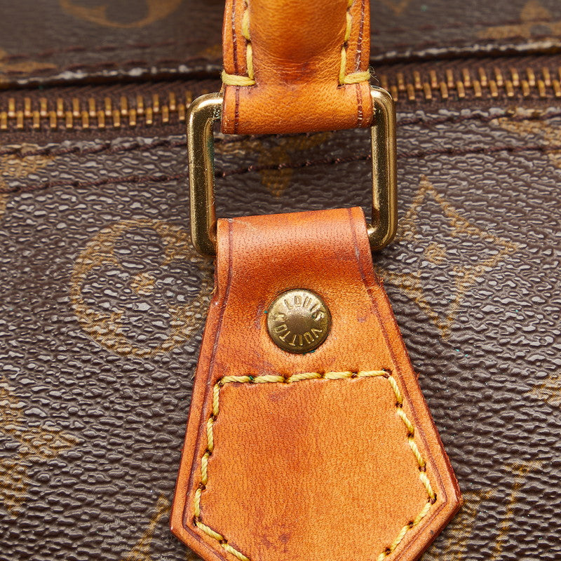 Louis Vuitton Monogram Speed 30 Handbag Mini Boston Bag M41526 Brown PVC Leather Lady Louis Vuitton
