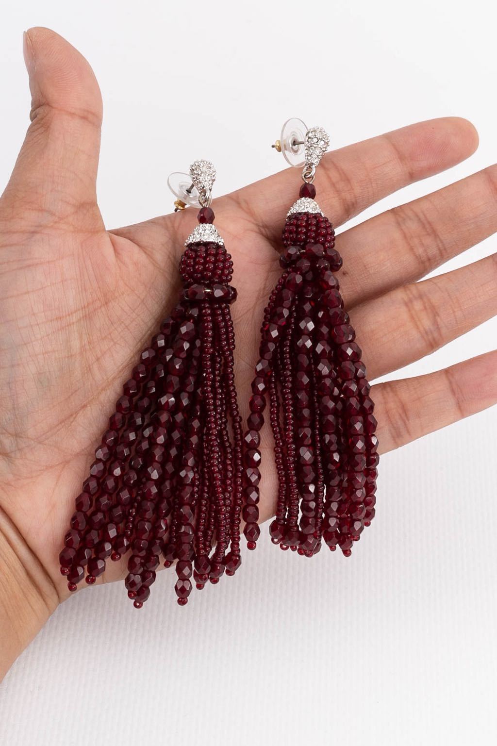 Boucles d'oreilles de perles Dior (Attribuées à)