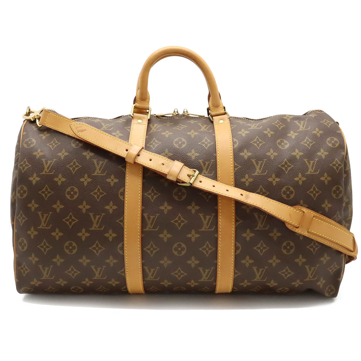Louis Vuitton Monogram Keipol Bandriel 50 Boston Travel Bag 2WAY M41416