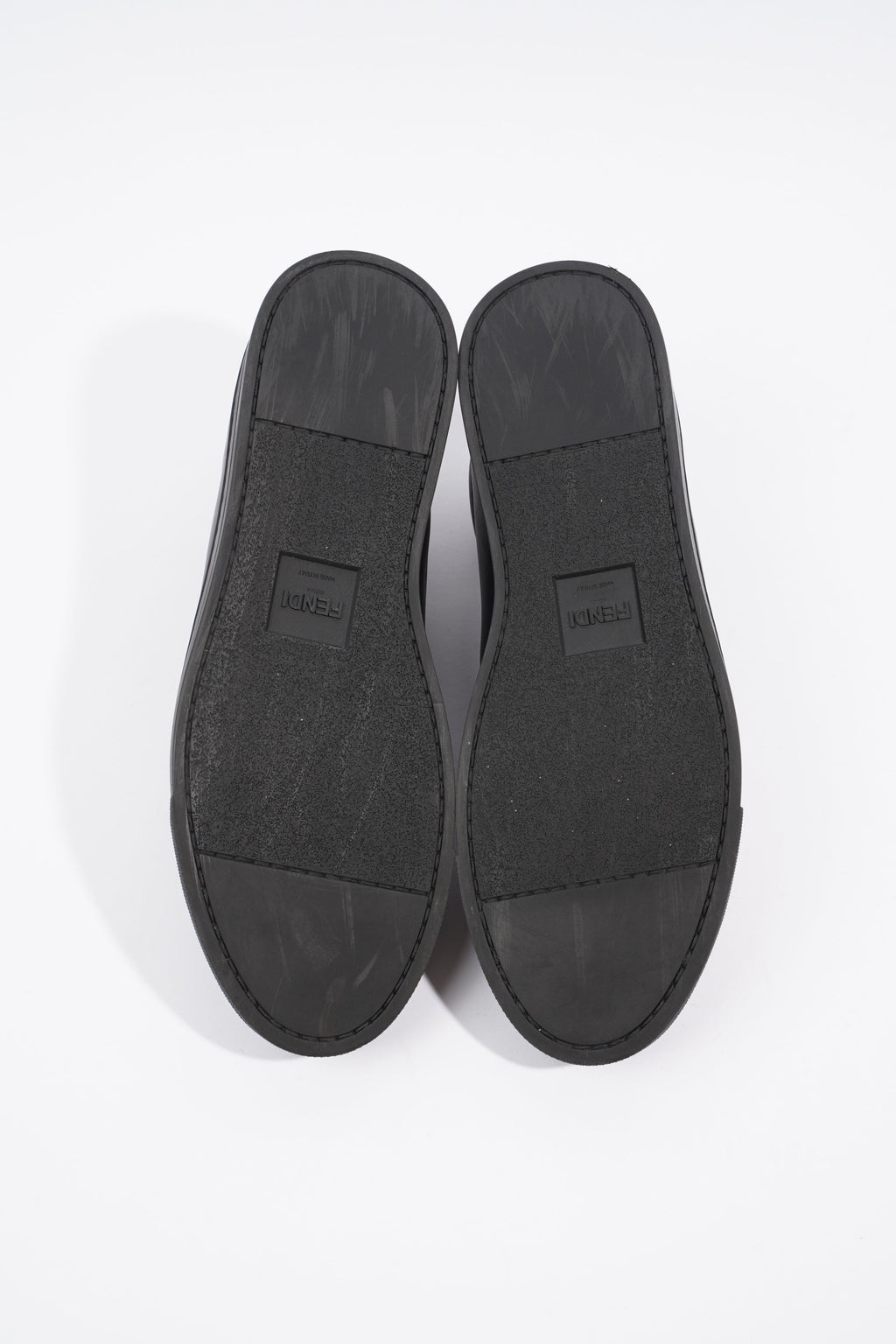 Fendi Monster Eye Sneaker Black Leather EU 39 UK 6