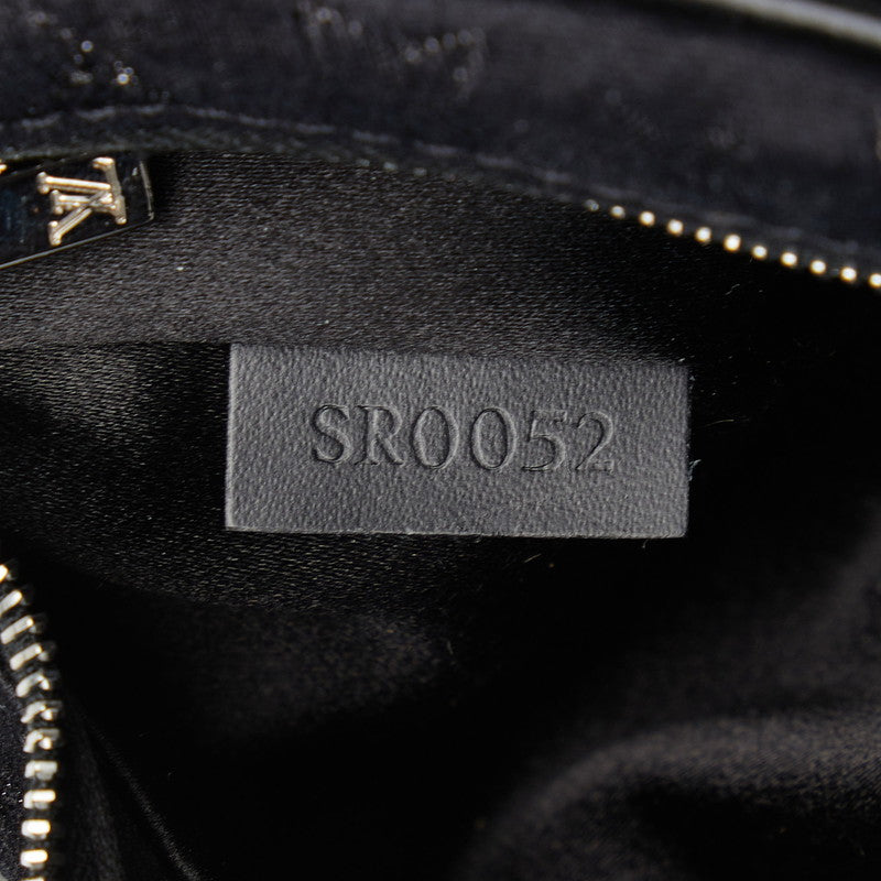 Louis Vuitton Monogram Saten Little Brown Handbag Mini Handbag M92142 Noir Black Saten Leather  Louis Vuitton