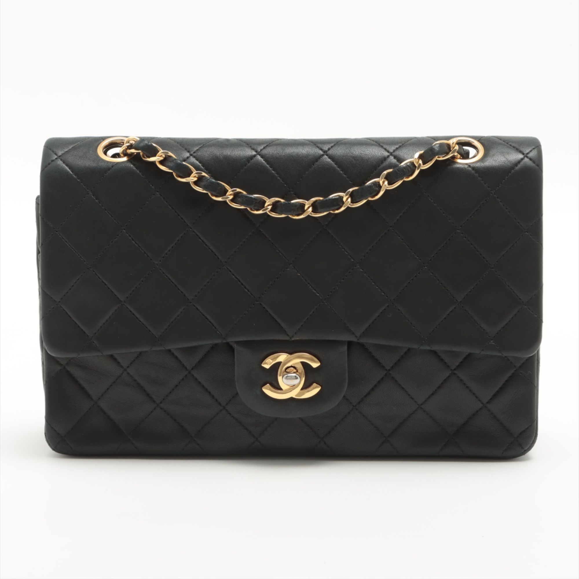 Chanel Black Leather Timeless shoulder bag