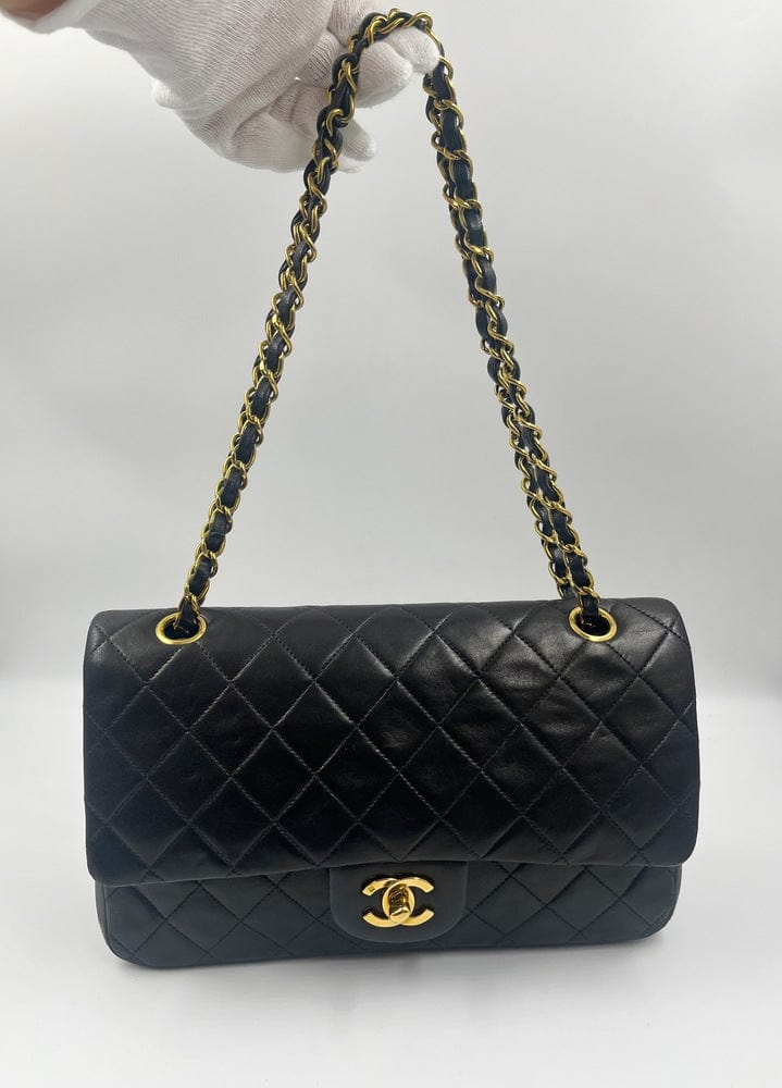 Chanel Classic Double Flap Bag with 24k gold plated hardware