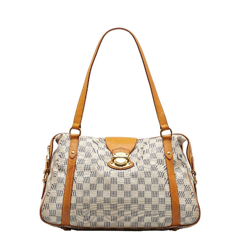 LOUIS VUITTON Louis Vuitton Damière Azur N42220 Handbag PVC/Laser White  Vintage