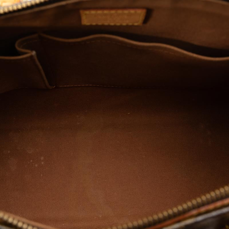 Louis Vuitton Monogram Popcorn M40007 Brown PVC Leather Lady Louis Vuitton