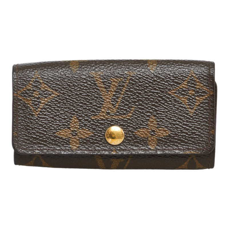 Louis Vuitton Monogram M62631 Keycase PVC/Leather Brown