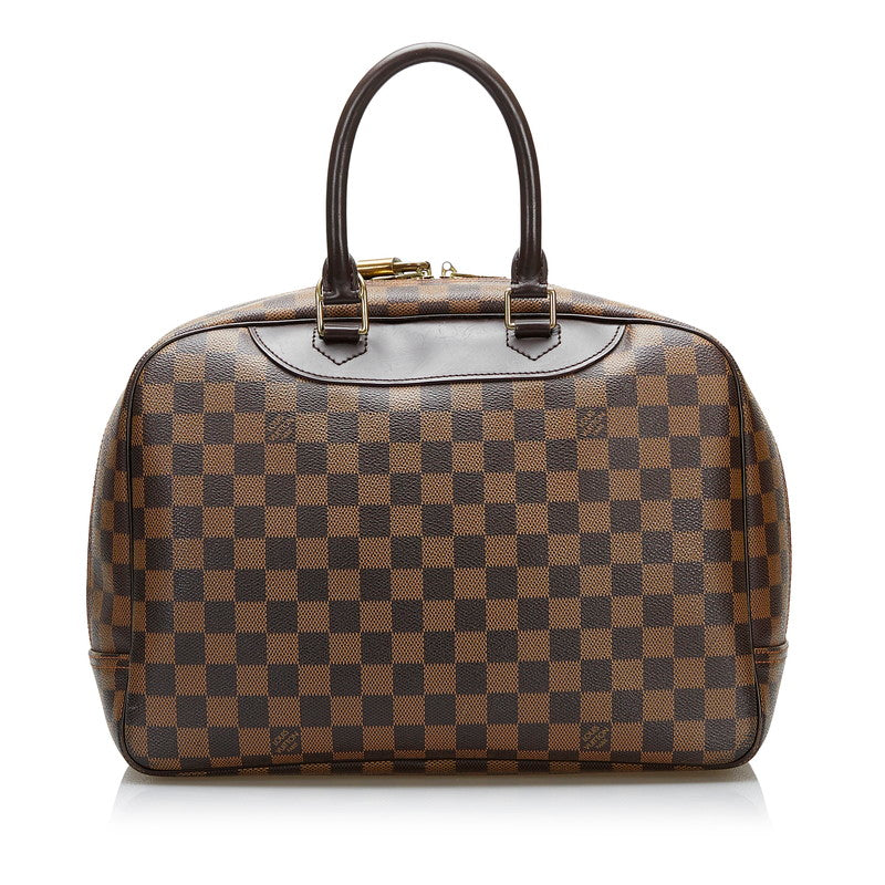 Louis Vuitton Louis Vuitton Damière N47272 Handbag PVC/Leather Brown