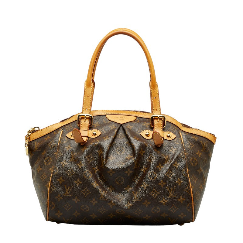 Louis Vuitton Monogram M40144 Handbag PVC/Leather Brown