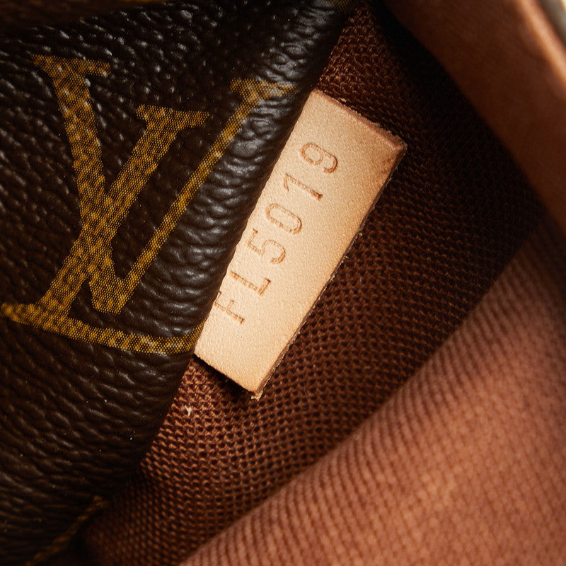 Louis Vuitton Monogram Toilet PM Handbag M56688 Brown PVC Leather  Louis Vuitton