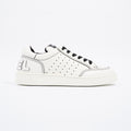Chanel Chanel Logo White / Black Calfskin Leather EU 37 UK 4