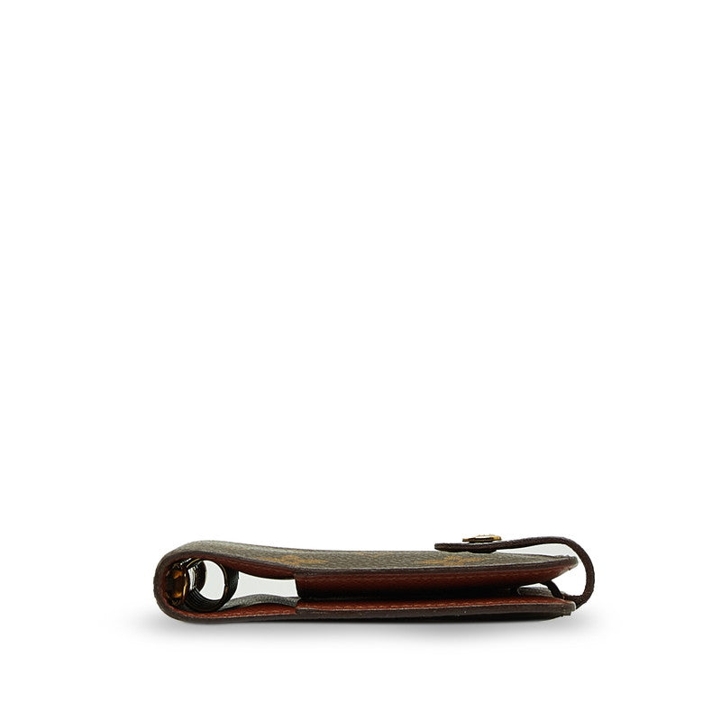 Louis Vuitton Monogram Agenda PM Handbook Cover R20005 Brown PVC Leather Lady Louis Vuitton