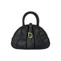 Christian Dior Vintage Double Saddle Mini Bowler Bag