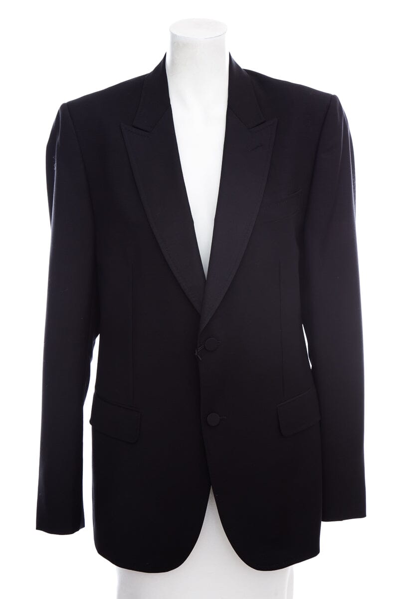 Gucci Black Mohair Tuxedo Jacket SZ 40 NWT