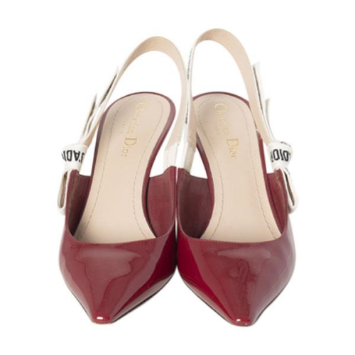 Christian Dior Patent J'Adior Slingback Pumps