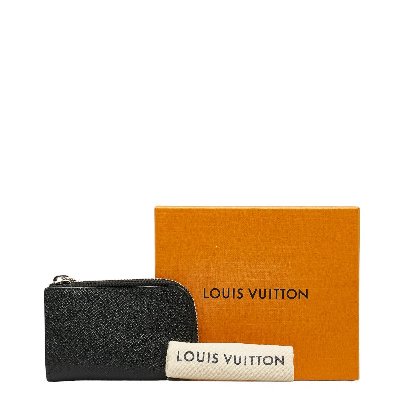 Louis Vuitton Louis Vuitton Tyga M63375 Coin Case Leather Noir Black