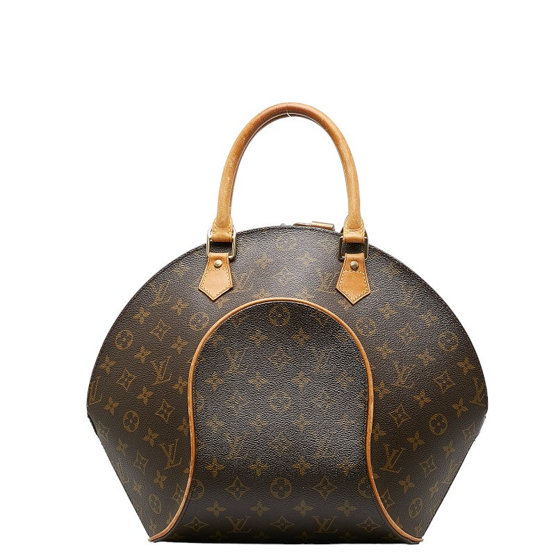 Louis Vuitton Monogram Ellipse MM Handbag 2WAY M51126 Brown PVC Leather  Louis Vuitton