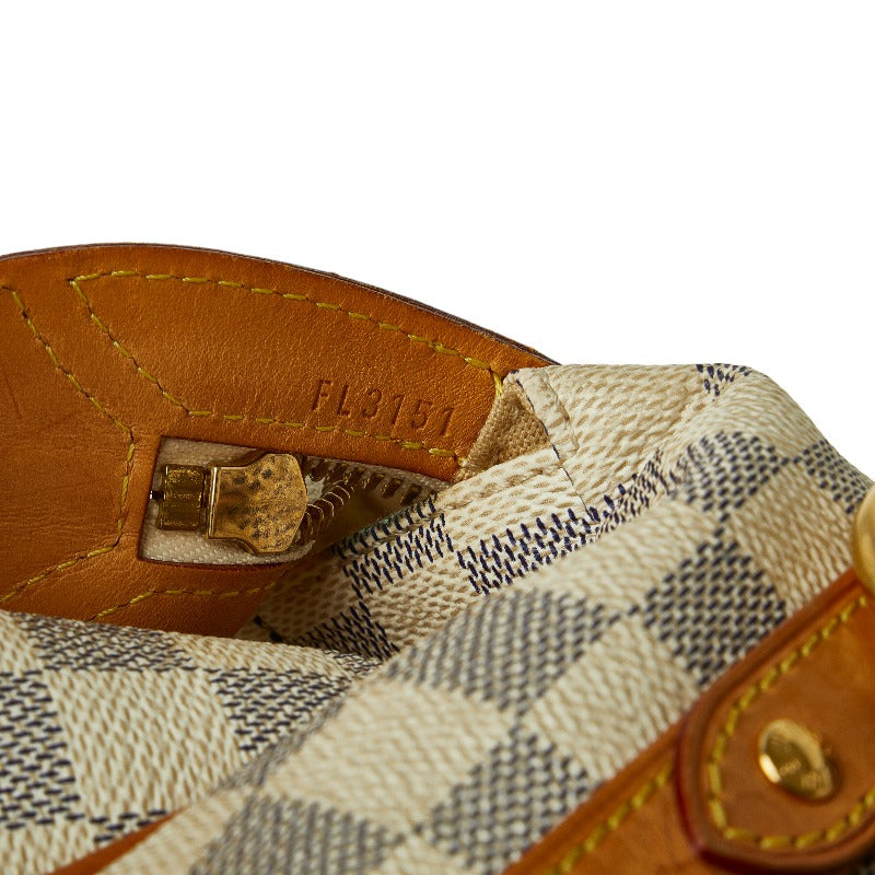 LOUIS VUITTON Louis Vuitton Damière Azur N42220 Handbag PVC/Laser White  Vintage
