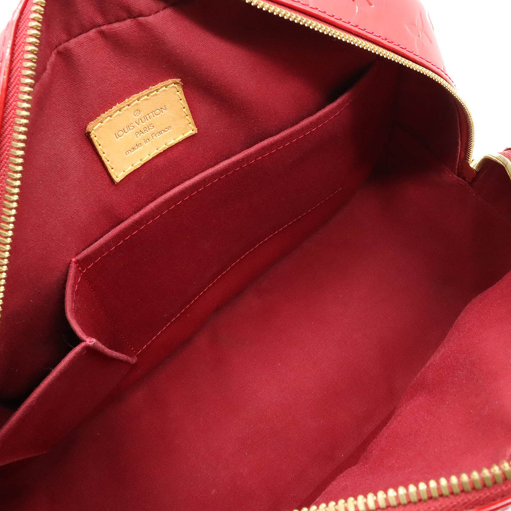 Louis Vuitton Monogram Verney Summit Drive Handbag Emmeline Pomodemur Red M93513