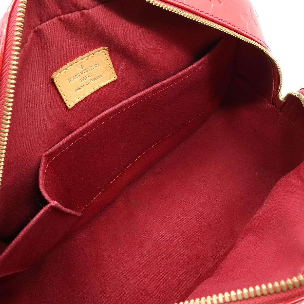 Louis Vuitton Monogram Verney Summit Drive Handbag Emmeline Pomodemur Red M93513