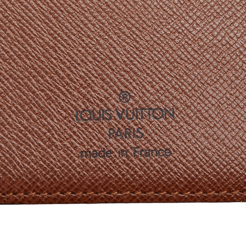 Louis Vuitton Monogram M61823 Long Wallet PVC/Leather Brown