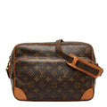 Louis Vuitton Monogram Nile Sliding Shoulder Bag M45244 Brown PVC Leather  Louis Vuitton