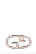 Gucci Vintage GG Gold & Silver Belt Buckle