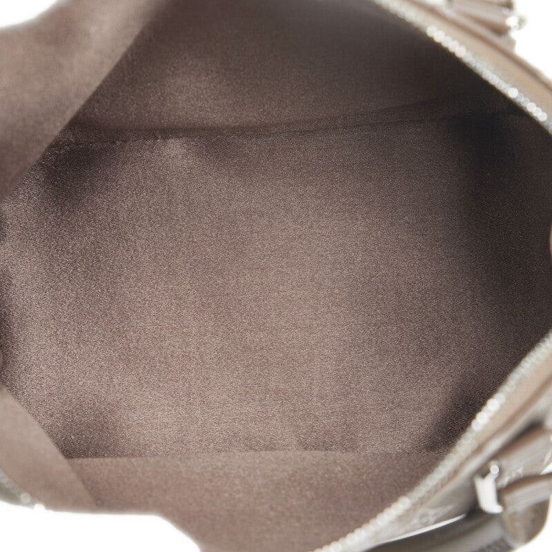 Louis Vuitton Monogram Saten Little Alma Handbag Mini Bag M92147 Brown Leather  Louis Vuitton
