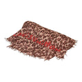 Louis Vuitton Logo Leopard Maffler Stall Pink Casimir Silk  Louis Vuitton
