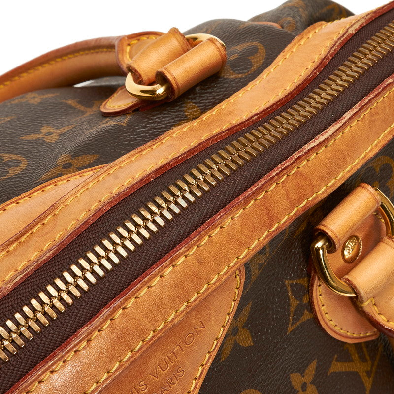 Louis Vuitton Monograms M40143 Handbag PVC/Leather Brown