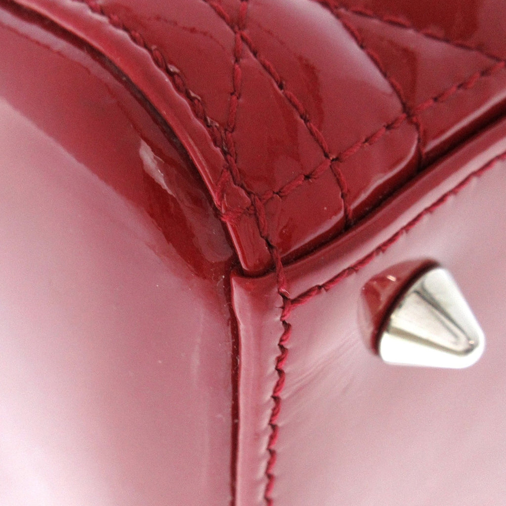 DIORMedium Patent Cannage Lady  Satchel