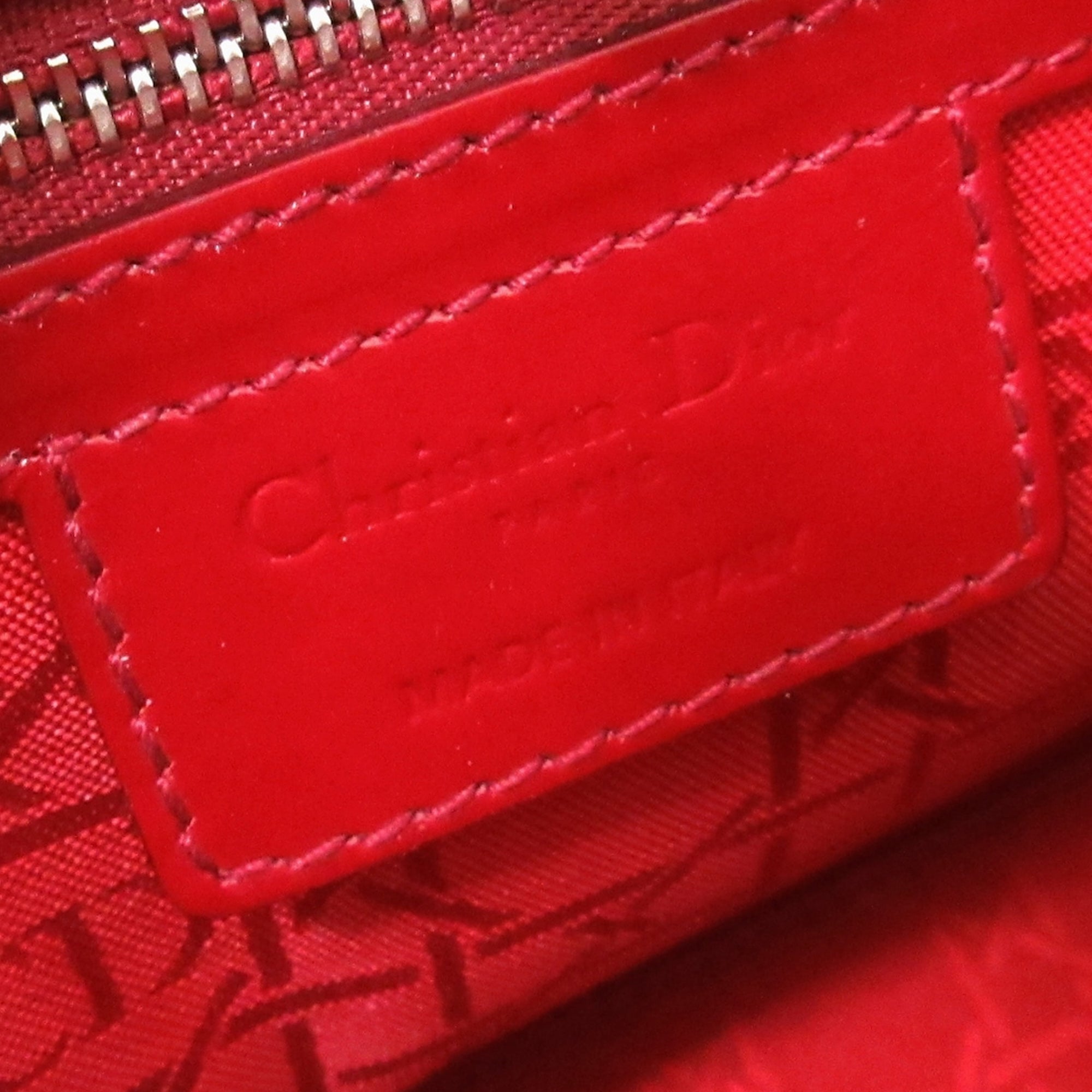 DIORMedium Patent Cannage Lady  Satchel