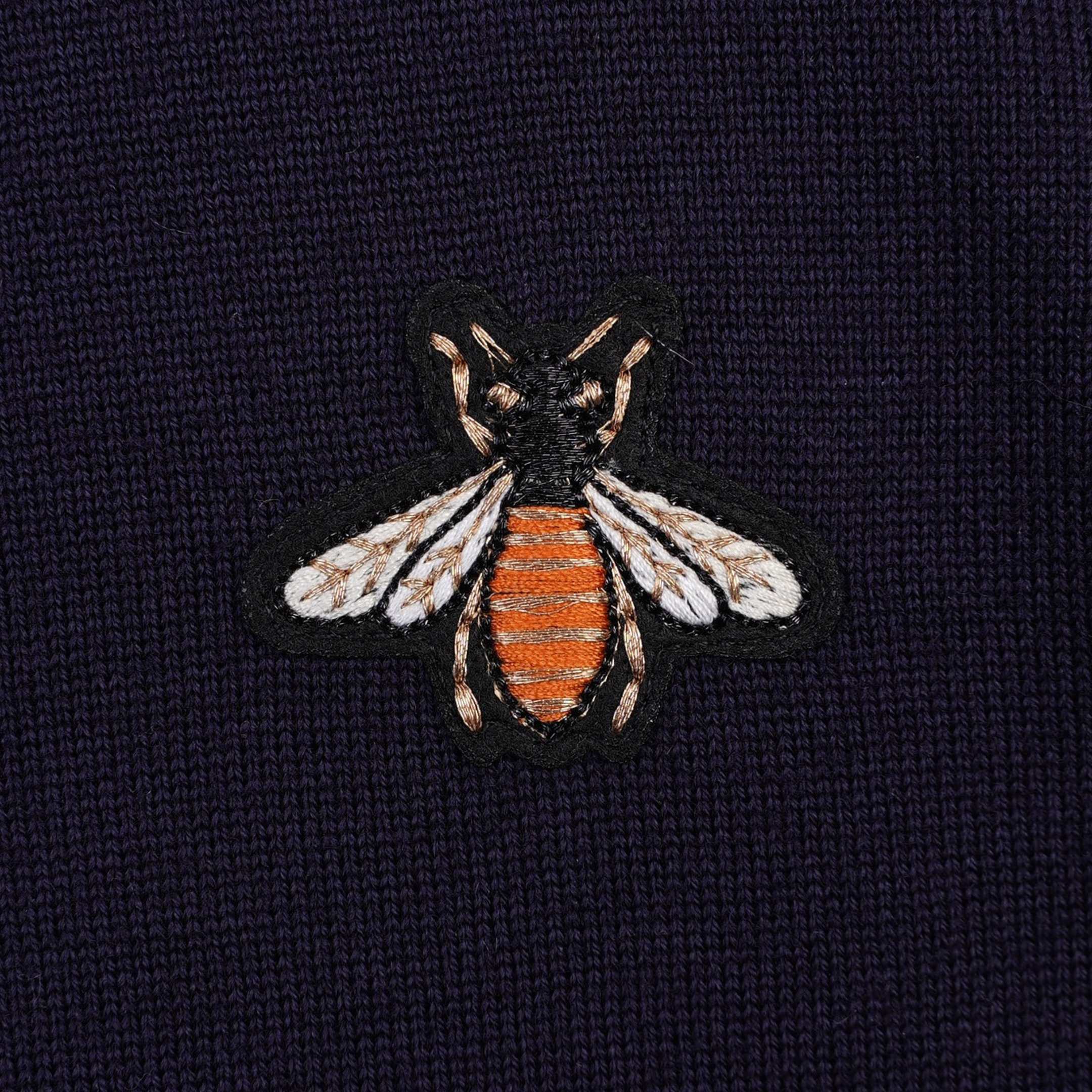 Gucci Mens Wool Bee Jumper Navy UK XXL