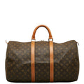 Louis Vuitton Monogram Keepall 50 Boston Bag Travel Bag M41426 Brown