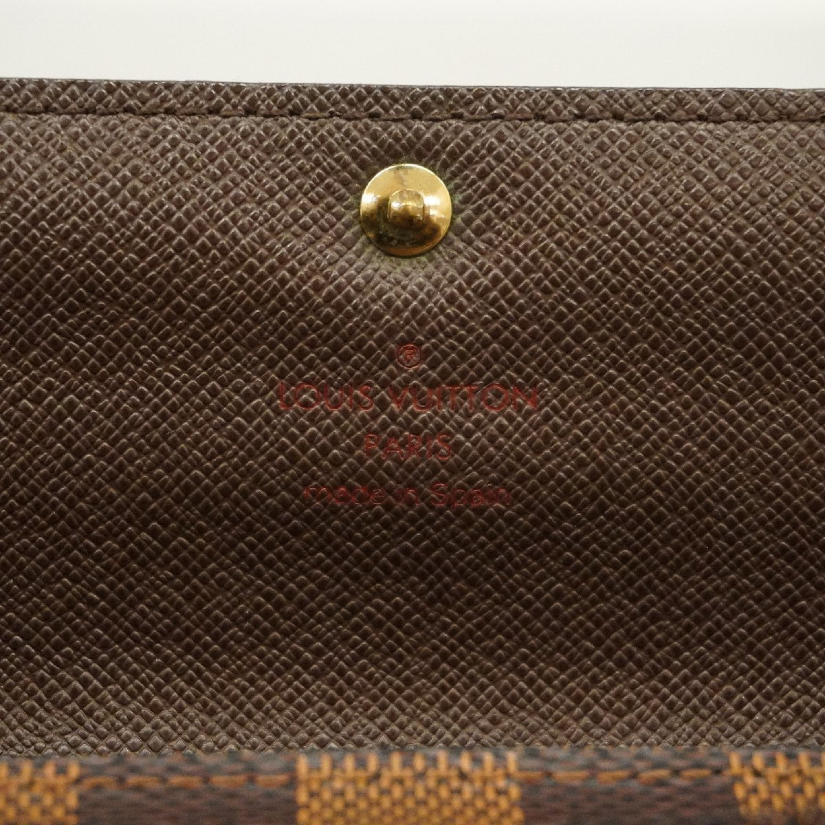 Louis Vuitton Long Wallet Damier Portomone Credit N61724